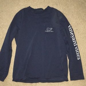 Dark blue vineyard vines long sleeve BOYS shirt
